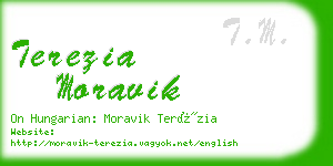 terezia moravik business card